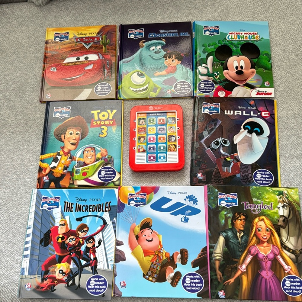 Disney Pixar  Story Reader Me Reader Set of 8 Hardcover Complete Set